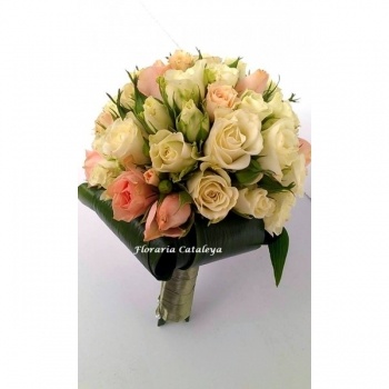 buchet-cununie-mini-rose_2